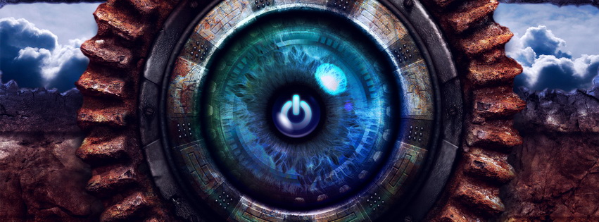 Power Button Facebook Cover 