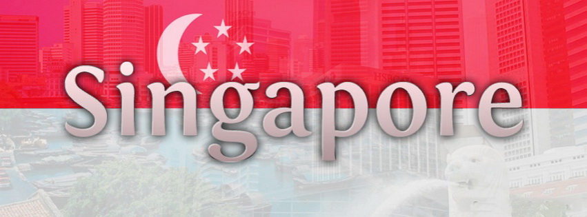 Singapore Flag Facebook Cover 