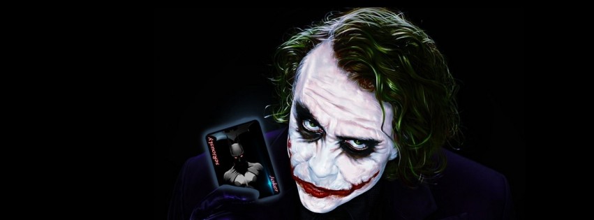 The Jocker Dark Knight Facebook Cover 