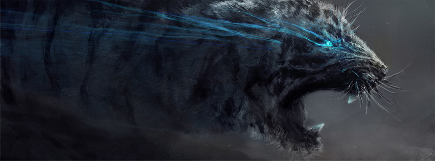 Tiger Artwork Facebook Cover 