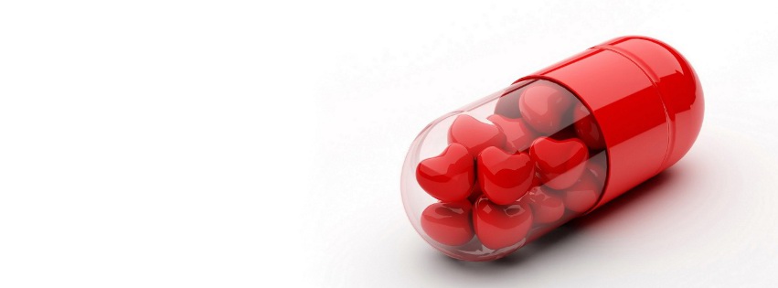 Valentine Love Pills Facebook Cover 
